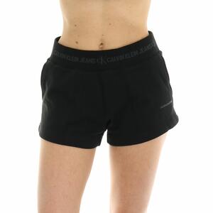 SHORT LOGO TRIM KNIT NERO
